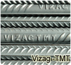 Vizag TMT Bar Fe-550 Grade - 16mm